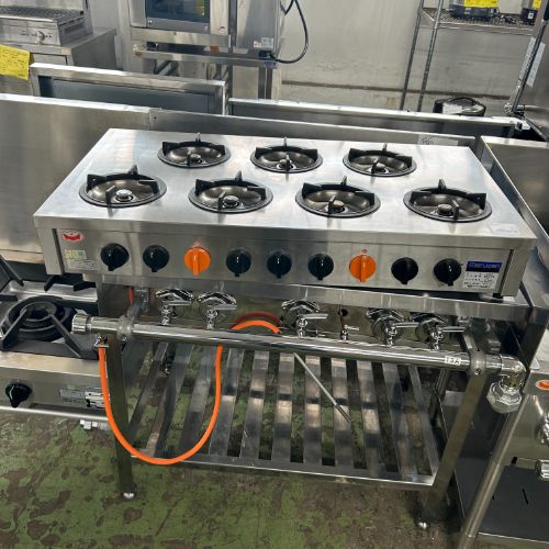 【中古】ガステーブルコンロ 飯城 マルゼン M-607C 幅920×奥ふかさ490×高さ160 都市屁っ放り 【貨物輸送別途積もり書き】【お役目用】【飲食店 バス発着場 勝手もと装置 卓上ガスコンロ お役目用卓上ガスコンロ】