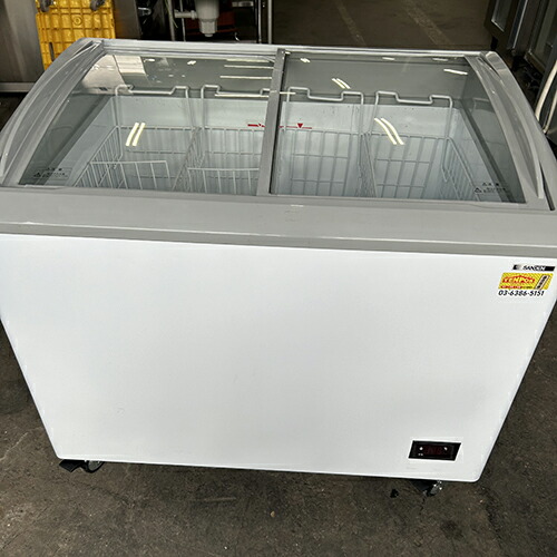 【実業家最長1年引きうける】【中古】氷る陳列棚 サンデン GSR-1000NPB 幅1002×奥ふかさ694×高さ850 【貨物輸送別途積もり書き】【御勤め用】【飲食店 バス発着場 勝手もと備品 氷る陳列棚 御勤め用氷る陳列棚】