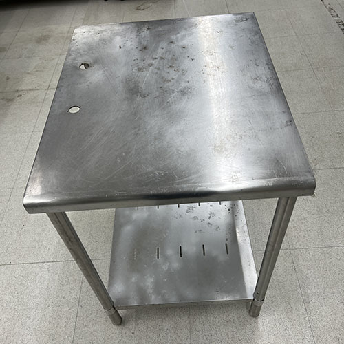 【中古】作業台 BGなし 幅600×奥行750×高さ800 【送料別途見積】【業務用】【飲食店 店舗 厨房機器 作業台 業務用作業台】