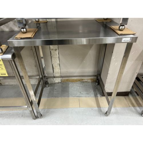 【中古】作業台 三方枠 幅800×奥行550×高さ890 【送料別途見積】【業務用】【飲食店 店舗 厨房機器 作業台 業務用作業台】|厨房機器と店舗用品 TENPOS