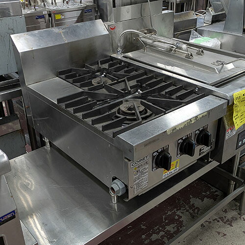 【中古】置き目範囲 コメットカトウ CMH-4575Y 幅450×奥ふかさ750×高さ300 都市屁っ放り 【貨物輸送別途積もり書き】【お役目用】【飲食店 バス発着場 勝手もと装置 一種独特コンロ 範囲 お役目用一種独特コンロ お役目用範囲】