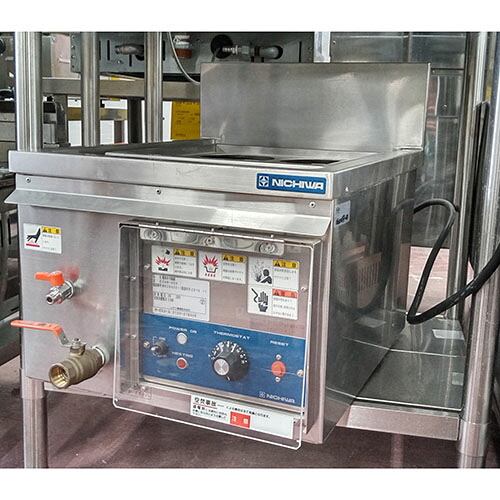 【業界最長1年保証】【中古】卓上電気ゆで麺機 ニチワ電機 ENB-450 幅450×奥行550×高さ340 三相200V 【送料別途見積】【業務用】【飲食店 店舗 厨房機器 ゆで麺機 業務用ゆで麺機】
