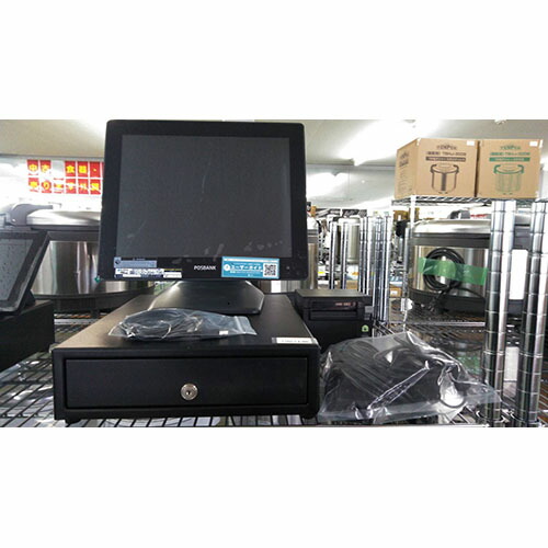 【中古】ポスレジ APEXAG 幅363×奥行205×高さ335 【送料別途見積】【業務用】【飲食店 店舗 厨房機器 POSレジ 業務用POSレジ】