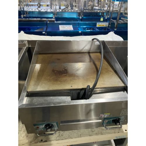 【業界最長1年保証】【中古】電気グリドル タニコー TGC-6060EN 幅600×奥行600×高さ300 三相200V 50Hz専用 【送料別途見積】【業務用】【飲食店 店舗 厨房機器 グリドル 鉄板焼器 業務用グリドル 業務用鉄板焼器】
