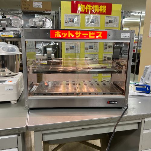 【実業界最長1年引き受ける】【中古】熱っぽい陳列箱 エイシン電機 ED-5 幅600×奥ふかさ300×高さ460 【貨物輸送別途積もり書き】【御役目用】【飲食店 バス発着場 御厨子所計器 熱っぽい陳列箱 御役目用熱っぽい陳列箱】