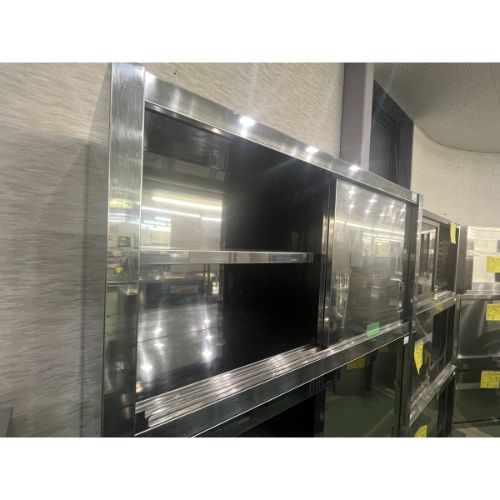 【中古】吊収納家具 幅1200×奥ぶかさ350×高さ600 【貨物輸送別途積もり書き】【お役目用】【飲食店 バス発着場 勝手もと設備 吊収納家具 お役目用吊収納家具】