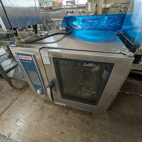 【業界最長1年保証】【中古】電気スチームコンベクションオーブン ラショナル SCC-WE61 幅840×奥行770×高さ782 三相200V 【送料別途見積】【業務用】【飲食店 店舗 厨房機器 オーブン 業務用オーブン】|厨房機器と店舗用品 TENPOS