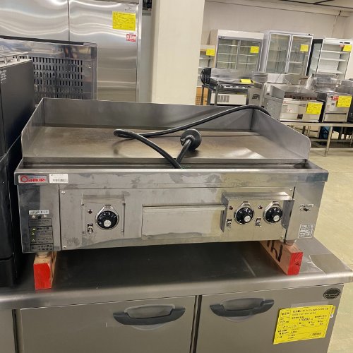 【業界最長1年保証】【中古】電気グリドル 押切電機 OEG-90 幅900×奥行600×高さ300 三相200V 【送料別途見積】【業務用】【飲食店 店舗 厨房機器 グリドル 鉄板焼器 業務用グリドル 業務用鉄板焼器】
