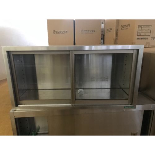 【中古】吊収納家具 幅1230×奥ぶかさ350×高さ600 【貨物輸送別途積もり書き】【お役目用】【飲食店 バス発着場 勝手もと設備 吊収納家具 お役目用吊収納家具】