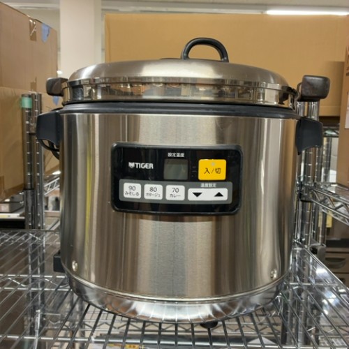【中古】吸いものジャー 虎(TIGER) JHI-N120 幅426×奥ふかさ366×高さ353 【貨物輸送別途積もり書き】【御勤め用】【飲食店 バス発着場 勝手もと備品 ウォーマー 御勤め用吸いものジャー】