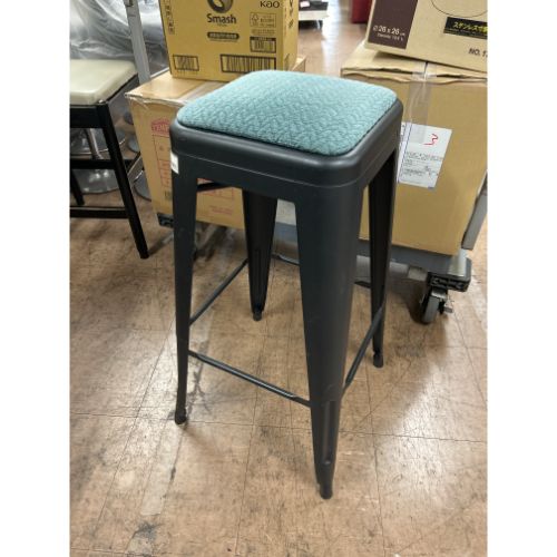 【中古】カウンターイス 青 幅430×奥行430×高さ780 【送料無料】【業務用】【飲食店 店舗 厨房機器 カウンターチェア 業務用カウンターチェア】