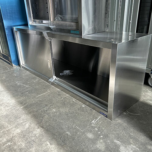 【中古】吊戸棚 幅1500×奥行400×高さ520 【送料別途見積】【業務用】【飲食店 店舗 厨房機器 吊戸棚 業務用吊戸棚】