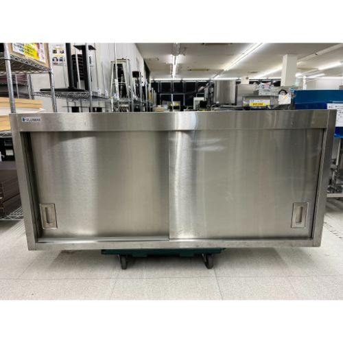 【中古】吊収納家具 幅1340×奥ぶかさ350×高さ620 【貨物輸送別途積もり書き】【お役目用】【飲食店 バス発着場 勝手もと設備 吊収納家具 お役目用吊収納家具】