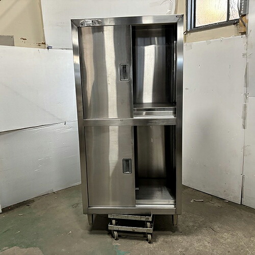 【中古】食器棚 幅900×奥ぶかさ600×高さ1800 【貨物輸送別途積もり書き】【お役目用】【飲食店 バス発着場 勝手もと設備 食器棚 お役目用食器棚】