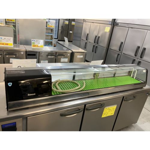 【実業家最長1年引きうける】【中古】冷蔵ネタ容れもの 大和冷機 DN601-L 幅1800×奥ふかさ290×高さ275 【貨物輸送別途積もり書き】【御勤め用】【飲食店 バス発着場 勝手もと備品 ネタ容れもの 御勤め用ネタ容れもの】