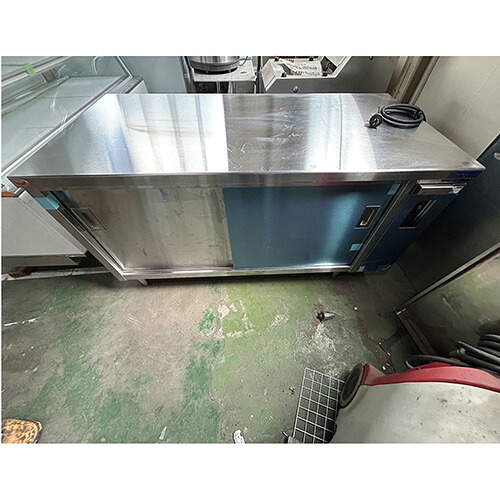 【中古】【即出荷可能】電気ディッシュウォーマーテーブル 片面式 マルゼン MEWD-157 幅1500×奥行750×高さ800 三相200V 【送料別途見積】【業務用】