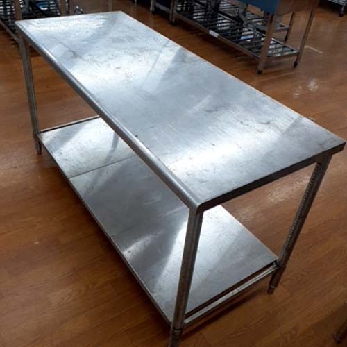 【中古】作業台 BGなし 幅1500×奥行600×高さ800 【送料別途見積】【業務用】【飲食店 店舗 厨房機器 作業台 業務用作業台】