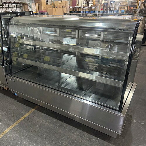 【中古】御目にかかる冷蔵陳列棚 精肉用 フクシマ小峡谷花の冠(福島実業) 幅1800×奥ふかさ750×高さ1320 三相200V 60サイクル専用 【貨物輸送別途積もり書き】【御勤め用】【飲食店 バス発着場 勝手もと備品 リーチインショーケース 御勤め用リーチインショーケース】