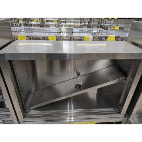 【中古】吊押し込み 扉なし BGなし 幅900×奥ふかさ300×高さ600 【貨物輸送別途積もり書き】【お役目用】【飲食店 バス発着場 勝手もと装置 吊押し込み お役目用吊押し込み】
