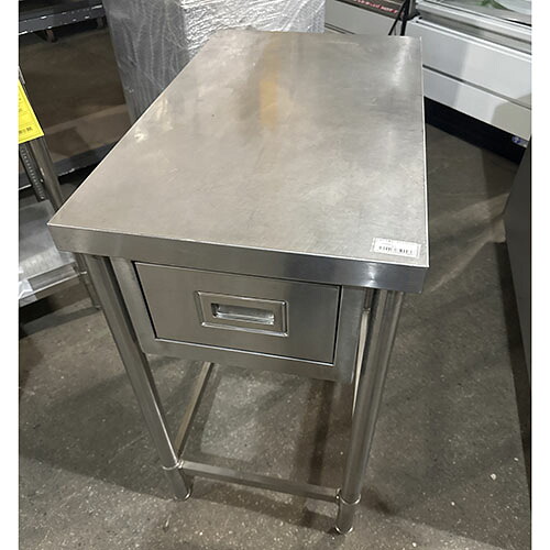 【中古】作業台 引出し付き BGなし 幅450×奥行750×高さ830 【送料別途見積】【業務用】【飲食店 店舗 厨房機器 作業台 業務用作業台】|厨房機器と店舗用品 TENPOS