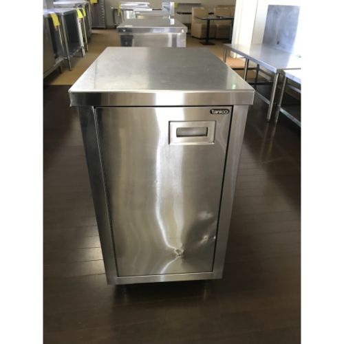 【中古】作業台 扉付き 幅450×奥行700×高さ800 【送料別途見積】【業務用】【飲食店 店舗 厨房機器 作業台 業務用作業台】