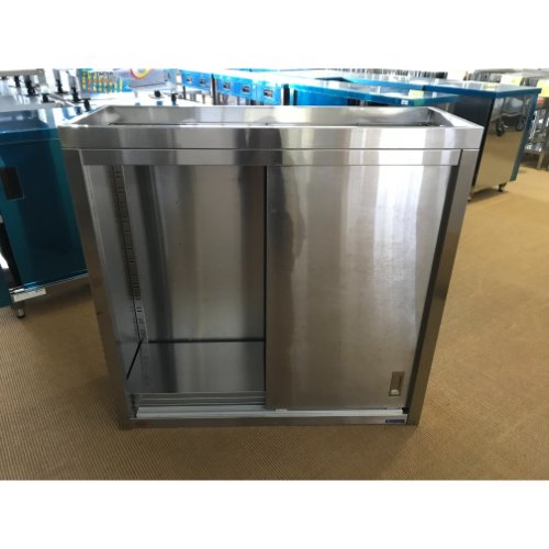 【中古】吊収納家具 幅980×奥ふかさ350×高さ960 【貨物輸送別途積もり書き】【御役目用】【飲食店 バス発着場 勝手もと機械 吊収納家具 御役目用吊収納家具】 業務用厨房ラック-業務用厨房用品-業務用厨房機器・用品