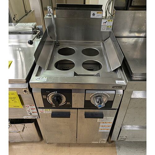 【実業家最長1年引き請ける】【中古】熔けるゆで麺機 タニコー THU-50 幅500×奥ふかさ600×高さ800 LPG(プロパンガス) 【貨物輸送別途積もり書き】【御役目用】【飲食店 バス発着場 勝手もと装具 ゆで麺機 御役目用ゆで麺機】