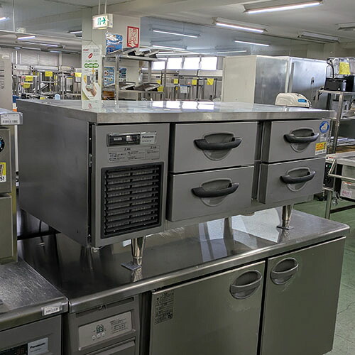 【実業界最長1年引き請ける】【中古】封鎖ドロワーコールドテーブル パナソニック(Panasonic) SUF-DG1261-2B1 幅1200×奥ふかさ600×高さ550 【貨物輸送別途積もり書き】【お役目用】【飲食店 バス発着場 勝手もと装置 ドロワーコールドテーブル お役目用ドロワーコールドテーブル】