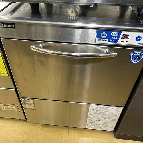 【中古】食器洗浄機 アンダー 大和冷機 DDW-UE4 幅600&times;奥行600&times;高さ800 三相200V 60Hz専用 【送料別途見積】【業務用】【飲食店 店舗 厨房機器 食器洗浄機 業務用食器洗浄機】｜厨房機器と店舗用品 TENPOS