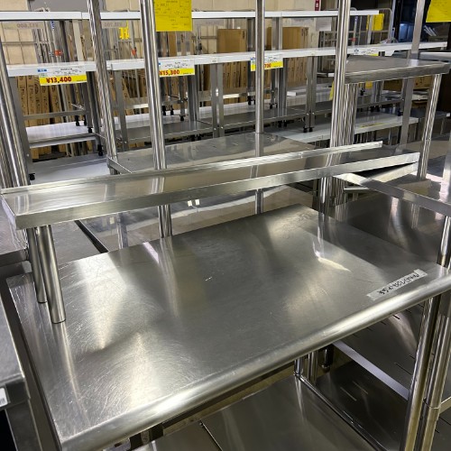 【中古】上棚 幅1200×奥ぶかさ150×高さ280 【貨物輸送別途積もり書き】【お役目用】【飲食店 バス発着場 勝手もと設備 平棚 上棚 お役目用平棚 お役目用上棚】