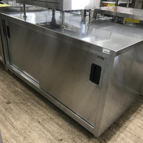 【中古】膳立て台 BGなし タニコー 幅1500×奥ぶかさ750×高さ800 【貨物輸送別途積もり書き】【お役目用】【飲食店 バス発着場 勝手もと設備 膳立て台 お役目用膳立て台】