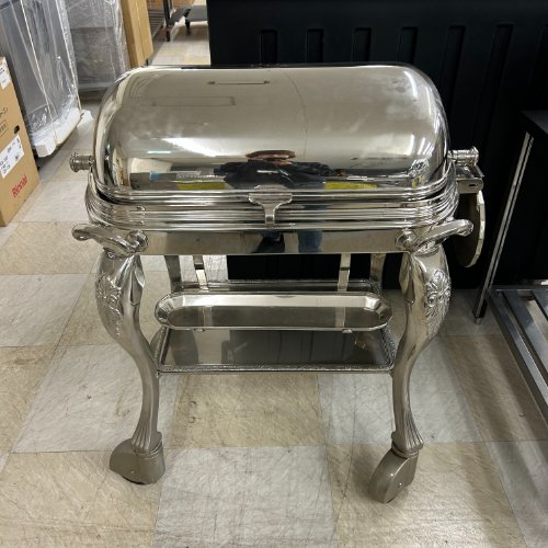 【中古】ローストビーフワゴン 幅930×奥行580×高さ1050 【送料別途見積】【業務用】【飲食店 店舗 店舗備品 ディスプレイラック シェルフ】