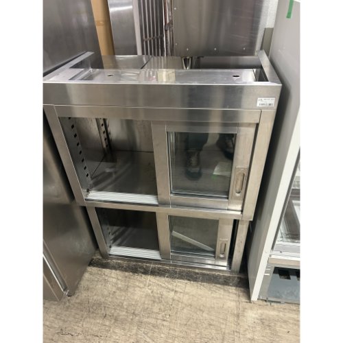 楽天市場】【中古】業務用 ステンレス ガラス戸 吊戸棚 W110 D35 H60