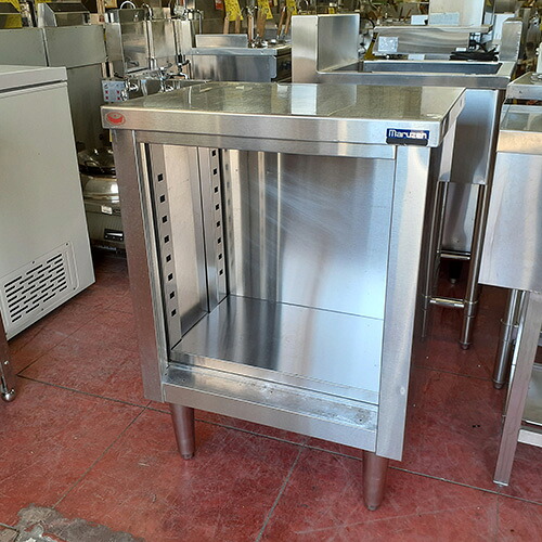【中古】キャビネット作業台 BGなし マルゼン 幅600×奥行450×高さ840 【送料別途見積】【業務用】【飲食店 店舗 厨房機器 調理台 業務用調理台】 12,705円