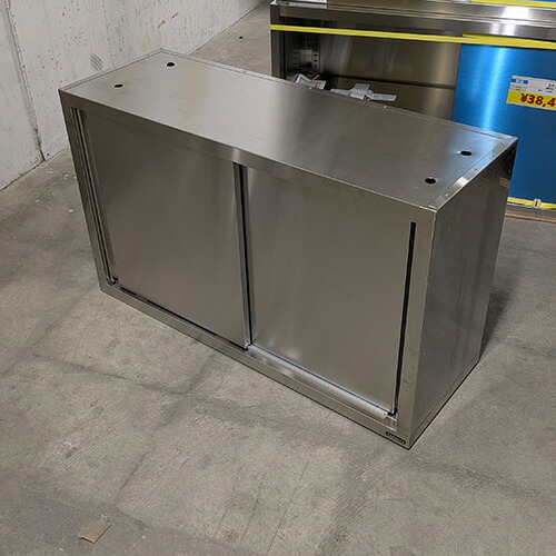【中古】吊収納家具 幅1000×奥ぶかさ350×高さ600 【貨物輸送別途積もり書き】【お役目用】【飲食店 バス発着場 勝手もと設備 吊収納家具 お役目用吊収納家具】