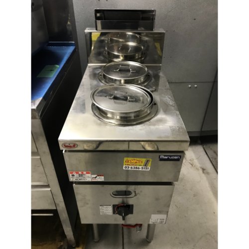 【実業界最長1年引き受ける】【中古】ガスウォーマー マルゼン MGY-036NCX 幅350×奥ふかさ600×高さ800 LPG(プロパンガス) 【貨物輸送別途積もり書き】【御役目用】【飲食店 バス発着場 御厨子所計器 ウォーマー 御役目用ウォーマー】