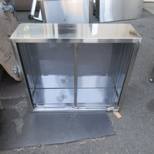 【中古】吊収納家具 幅800×奥ぶかさ250×高さ700 【貨物輸送別途積もり書き】【お役目用】【飲食店 バス発着場 勝手もと設備 吊収納家具 お役目用吊収納家具】