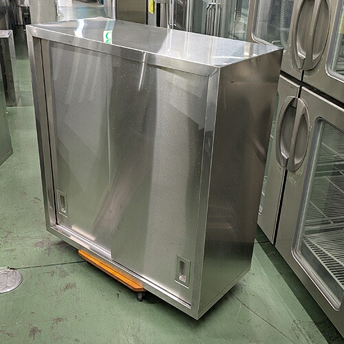 【中古】吊収納家具 幅900×奥ぶかさ400×高さ950 【貨物輸送別途積もり書き】【お役目用】【飲食店 バス発着場 勝手もと設備 吊収納家具 お役目用吊収納家具】