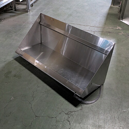 【中古】水切り棚 背あり 幅1100×奥行435×高さ475 【送料別途見積】【業務用】【飲食店 店舗 厨房機器 平棚 上棚 業務用平棚 業務用上棚】