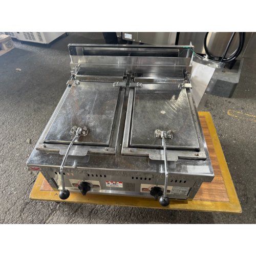 【中古】餃子焼器 マルゼン MGZ-066W 幅600×奥ふかさ600×高さ270 都市屁っ放り 【貨物輸送別途積もり書き】【お役目用】【飲食店 バス発着場 勝手もと装置 グリラー 焼物器 お役目用グリラー お役目用焼物器】