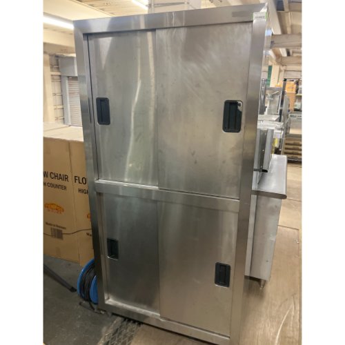 【中古】食器棚 幅900×奥ふかさ600×高さ1800 【貨物輸送別途積もり書き】【御勤め用】【飲食店 バス発着場 勝手もと備品 食器棚 御勤め用食器棚】