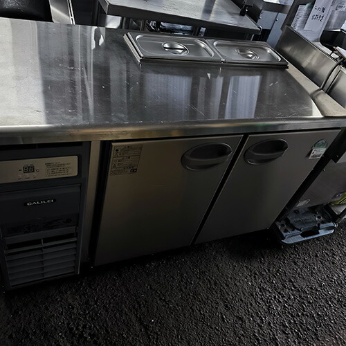 【業界最長1年保証】【中古】サンドイッチコールドテーブル フクシマガリレイ(福島工業) YRC-120RE2-B 幅1200×奥行600×高さ800 【送料別途見積】【業務用】【飲食店 店舗 厨房機器 サンドイッチコールドテーブル 業務用サンドイッチコールドテーブル】
