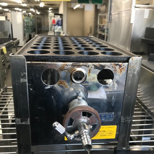 【中古】卓上たこ焼き器 幅200×奥ふかさ360×高さ190 都市屁っ放り 【貨物輸送別途積もり書き】【お役目用】【飲食店 バス発着場 勝手もと装置 一種独特焼物器 お役目用一種独特焼物器】