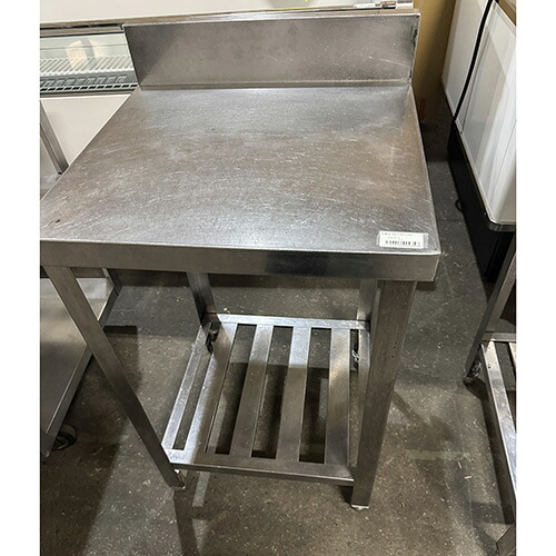 【中古】作業台 BGあり 幅500×奥行500×高さ800 【送料別途見積】【業務用】【飲食店 店舗 厨房機器 作業台 業務用作業台】