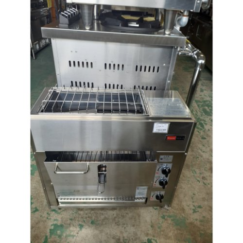 【業界最長1年保証】【中古】両面式焼物機 リンナイ(Rinnai) RGW-2 幅620×奥行260×高さ562 都市ガス 【送料別途見積】【業務用】【飲食店 店舗 厨房機器 グリラー 焼物器 業務用グリラー 業務用焼物器】
