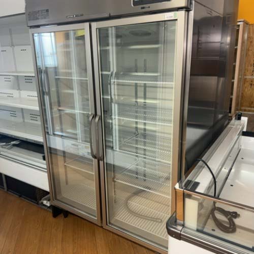 【中古】冷凍リーチインショーケース ホシザキ FS-120AT3 幅1200×奥行650×高さ1970 【送料別途見積】【業務用】【飲食店 店舗 厨房機器 リーチインショーケース 業務用リーチインショーケース】