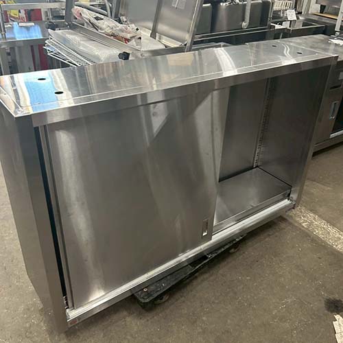 【中古】吊戸棚 (ステン吊) 幅1400×奥行350×高さ850 【送料別途見積】【業務用】【飲食店 店舗 厨房機器 吊戸棚 業務用吊戸棚】