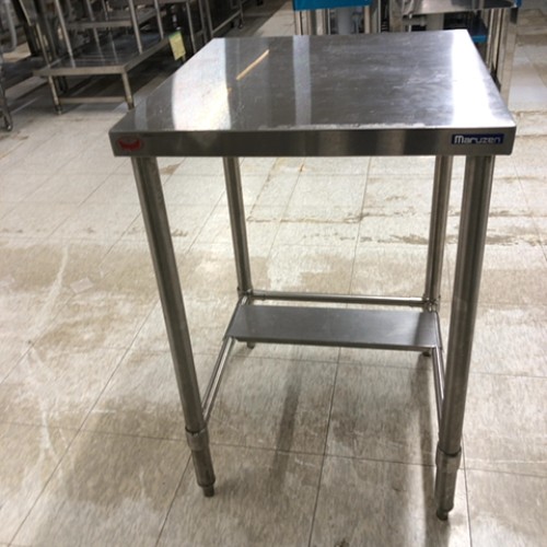 【中古】作業台 BGなし マルゼン 幅550&times;奥行600&times;高さ800 【送料別途見積】【業務用】【飲食店 店舗 厨房機器 作業台 業務用作業台】｜厨房機器と店舗用品 TENPOS 10,585円
