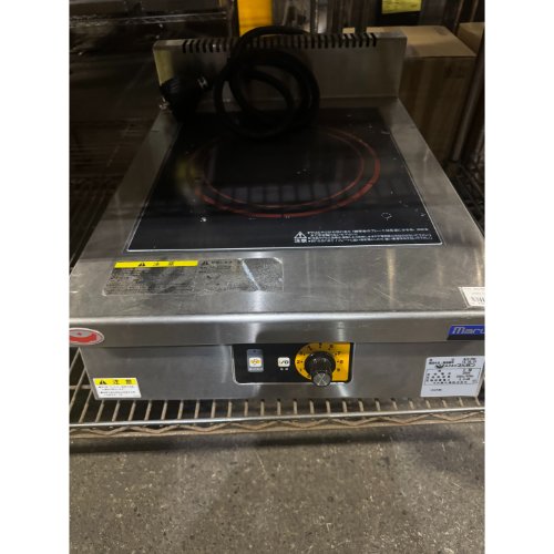 【中古】IHコンロ マルゼン MIH-P05 幅450×奥行600×高さ170 三相200V 【送料別途見積】【業務用】【飲食店 店舗 厨房機器 卓上IHコンロ 業務用卓上IHコンロ】