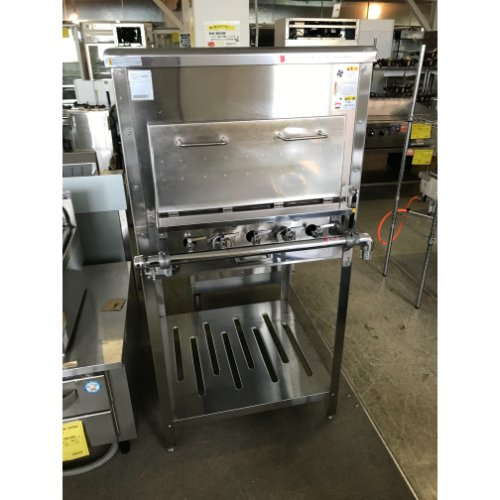 【業界最長1年保証】【中古】上火式グリラー タニコー TGF-75 幅750×奥行750×高さ1500 LPG(プロパンガス) 【送料別途見積】【業務用】【飲食店 店舗 厨房機器 グリラー 焼物器 業務用グリラー 業務用焼物器】